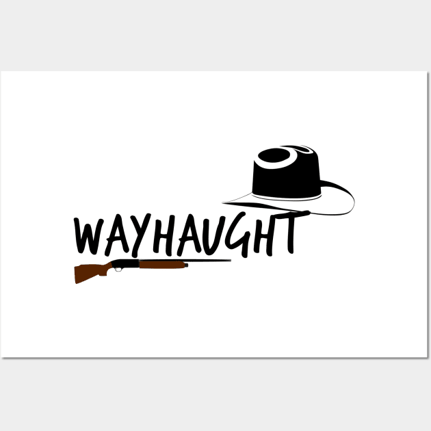 WayHaught - minimalist - Wynonna Earp Wall Art by tziggles